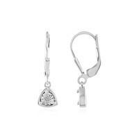 Orecchini in argento con Diamante I3 (J)