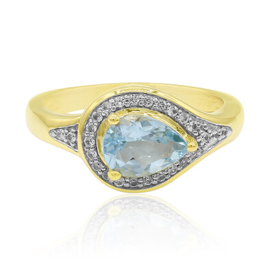 Anello in oro con Acquamarina Medina