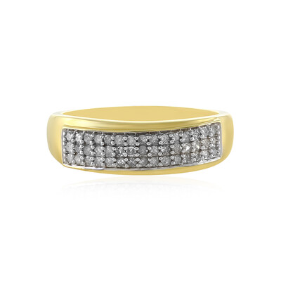 Anello in argento con Diamante I4 (J)