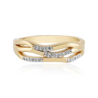 Anello in argento con Diamante I2 (J)