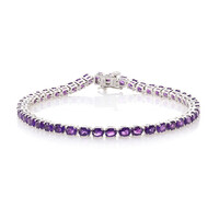 Bracciale in argento con Ametista Zambiana