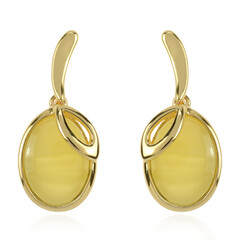 Orecchini in argento con Ambra Baltica