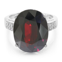 Anello in oro con Spessartina (AMAYANI)