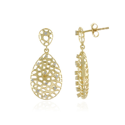 Orecchini in oro con Diamante I4 (J) (Ornaments by de Melo)