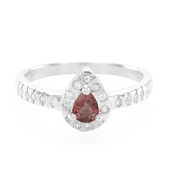 Anello in argento con Zaffiro Tramonto