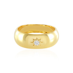 Anello in argento con Diamante I2 (H)