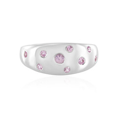Anello in argento con Zaffiro Rosa