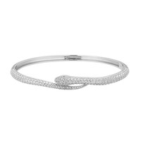 Bracciale in argento con Topazio Bianco