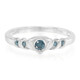 Anello placcato in platino con Diamante Fancy