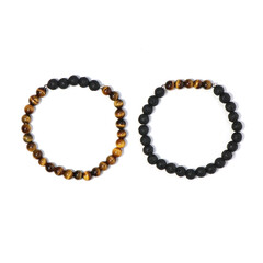 Bracciale in argento con Occhio di Tigre