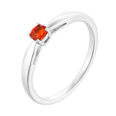 Anello in argento con Opale di Fuoco Messicano