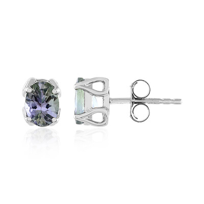 Orecchini in argento con Tanzanite (non riscaldata)