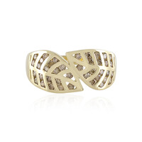 Anello in oro con Diamante Champagne I2 (de Melo)