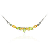 Collana in argento con Citrino