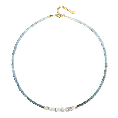 Collana in argento con Acquamarina Santa Maria