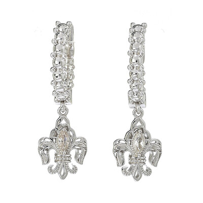 Orecchini in argento con Zircone (Dallas Prince Designs)