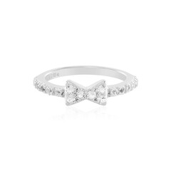 Anello in argento con Topazio Bianco