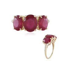 Anello in oro con Rubino del Madagascar (de Melo)