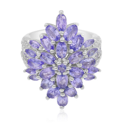 Anello in argento con Tanzanite