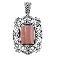 Ciondolo in argento con Opale Rosa Australiano (Art of Nature)