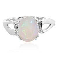 Anello in argento con Opale di Welo