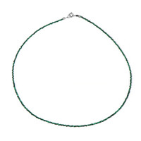 Collana in argento con Malachite