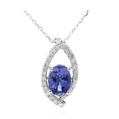 Collana in oro con Tanzanite AAA (CIRARI)