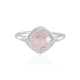 Anello in argento con Quarzo Rosa