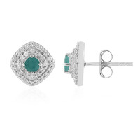 Orecchini in argento con Grandidierite