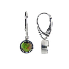 Orecchini in argento con Ammolite