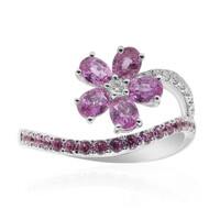 Anello in oro con Zaffiro Rosa (CIRARI)