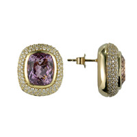 Orecchini in oro con Kunzite Patroke (de Melo)