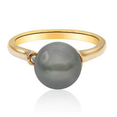 Anello in oro con Perla Tahitiana (TPC)