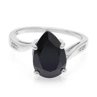 Anello in argento con Spinello Nero