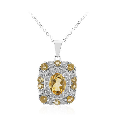 Collana in argento con Citrino