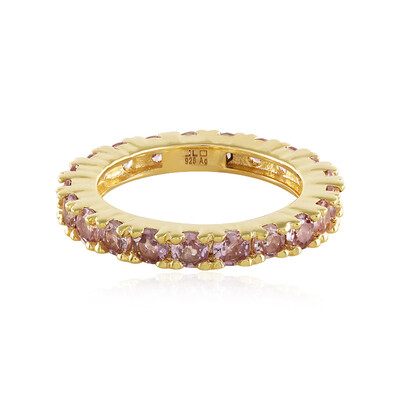 Anello in argento con Granato Malaya