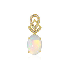 Ciondolo in argento con Opale di Welo