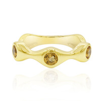 Anello in argento con Citrino
