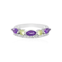 Anello in argento con Ametista