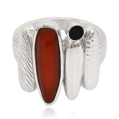 Anello in argento con Corniola