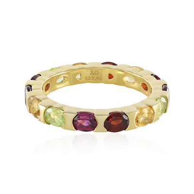 Anello in argento con Granato d’India