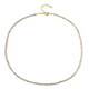Collana in argento con Zircone Fancy