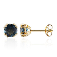Orecchini in argento con Topazio Blu Londra