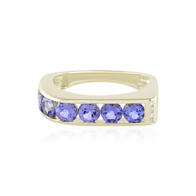 Anello in oro con Tanzanite AAA (de Melo)