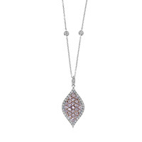 Collana in oro con Diamante Rosa I1 (CIRARI)