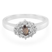 Anello in argento con Granato Cangiante del Madagascar