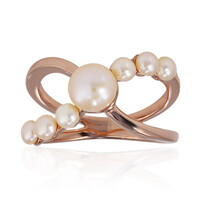 Anello in argento con Perla di Acqua Dolce (TPC)