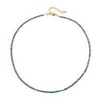 Collana in argento con Zaffiro Verde