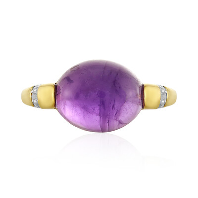 Anello in argento con Ametista Zambiana