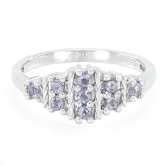 Anello in argento con Iolite del Madagascar
